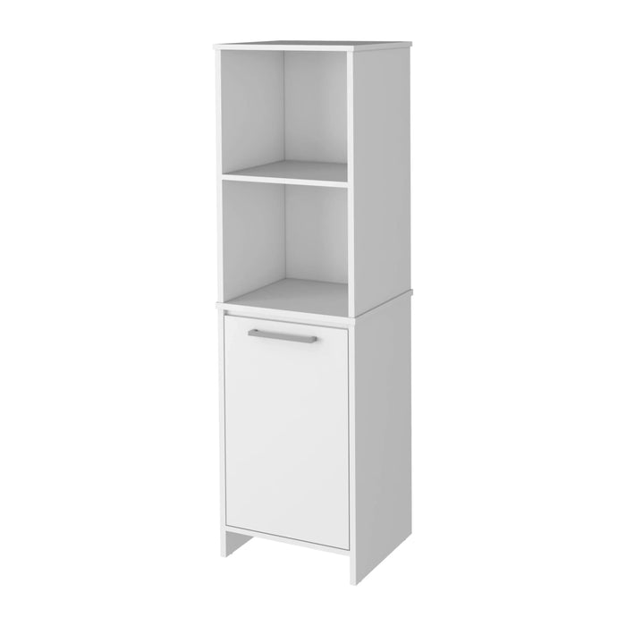 Danforth Pantry Cabinet, Single Door Cabinet, Four Shelves Default -DTYStore