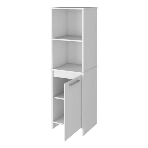 Danforth Pantry Cabinet, Single Door Cabinet, Four Shelves Default -DTYStore
