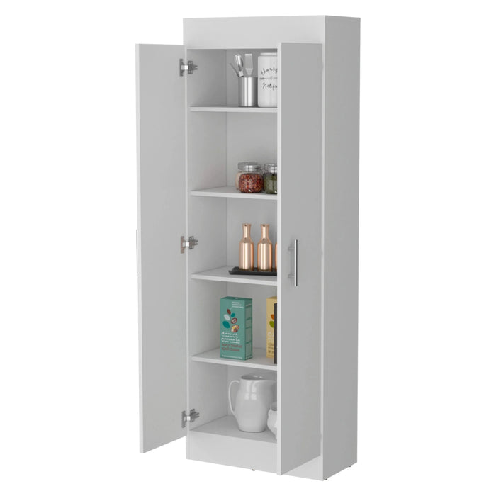 Dawson Pantry Cabinet with Sleek 5-Shelf Storage Default -DTYStore