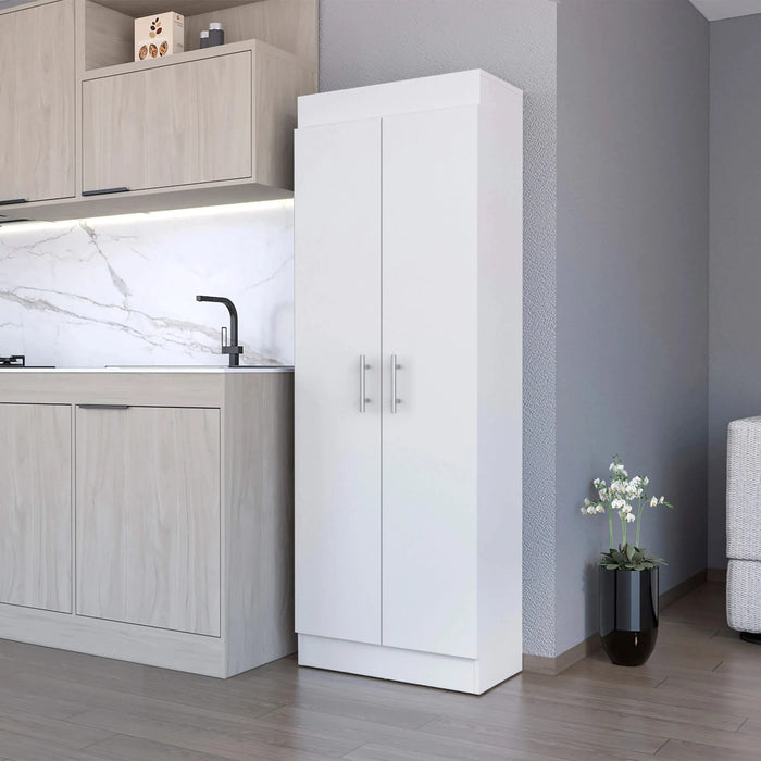 Dawson Pantry Cabinet with Sleek 5-Shelf Storage Default -DTYStore