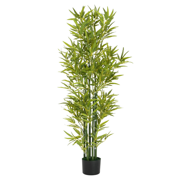 Decorative Artificial Bamboo Plant with Pot for Indoor and Outdoor Home & Office 60 in -DTYStore