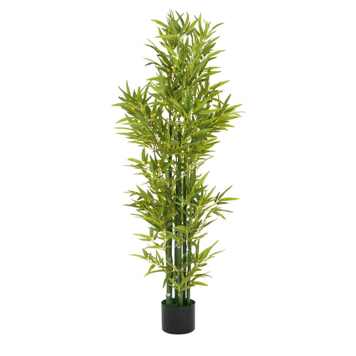 Decorative Artificial Bamboo Plant with Pot for Indoor and Outdoor Home & Office 60 in -DTYStore