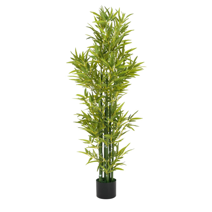 Decorative Artificial Bamboo Plant with Pot for Indoor and Outdoor Home & Office 60 in -DTYStore