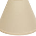 Deep Cone Hardback Lampshade with Washer Fitter, Beige Color Fabric Lampshade for Table Lamps, Natural Linen, 5' Top x 13' Bottom x 10' Height Default -DTYStore