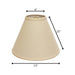 Deep Cone Hardback Lampshade with Washer Fitter, Beige Color Fabric Lampshade for Table Lamps, Natural Linen, 5' Top x 13' Bottom x 10' Height Default -DTYStore