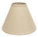 Deep Cone Hardback Lampshade with Washer Fitter, Beige Color Fabric Lampshade for Table Lamps, Natural Linen, 6' Top x 19' Bottom x 13' Height Default -DTYStore