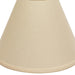 Deep Cone Hardback Lampshade with Washer Fitter, Beige Color Fabric Lampshade for Table Lamps, Natural Linen, 6' Top x 19' Bottom x 13' Height Default -DTYStore