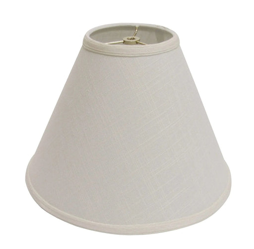 Deep Cone Hardback Lampshade with Washer Fitter, Off White Fabric Lampshade for Table Lamps, Natural Linen, 6' Top x 19' Bottom x 13' Height Default -DTYStore