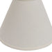 Deep Cone Hardback Lampshade with Washer Fitter, Off White Fabric Lampshade for Table Lamps, Natural Linen, 6' Top x 19' Bottom x 13' Height Default -DTYStore