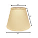 Deep Empire Hardback Lampshade with Washer Fitter, Beige Color Fabric Lampshade for Table Lamps, Natural Linen, 10' Top x 18' Bottom x 13' Height Default -DTYStore