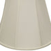 Deep Empire Softback Lampshade with Washer Fitter, White Natural Fabric Lampshade for Table Lamps, 9' Top x 18' Bottom x 13' Height Default -DTYStore
