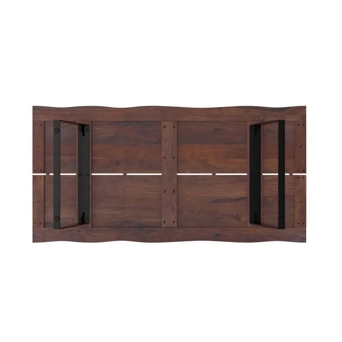 Delta Dining Table in Dark Walnut Default -DTYStore