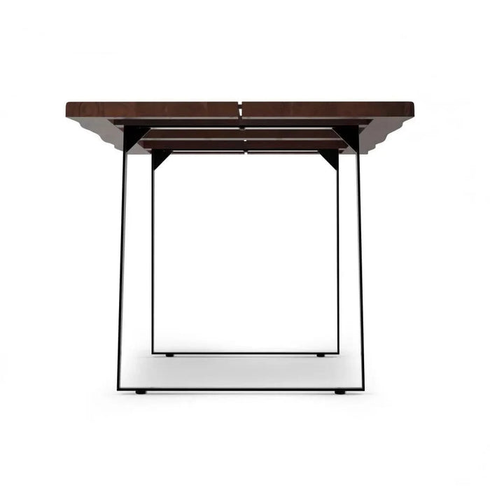 Delta Dining Table in Dark Walnut Default -DTYStore