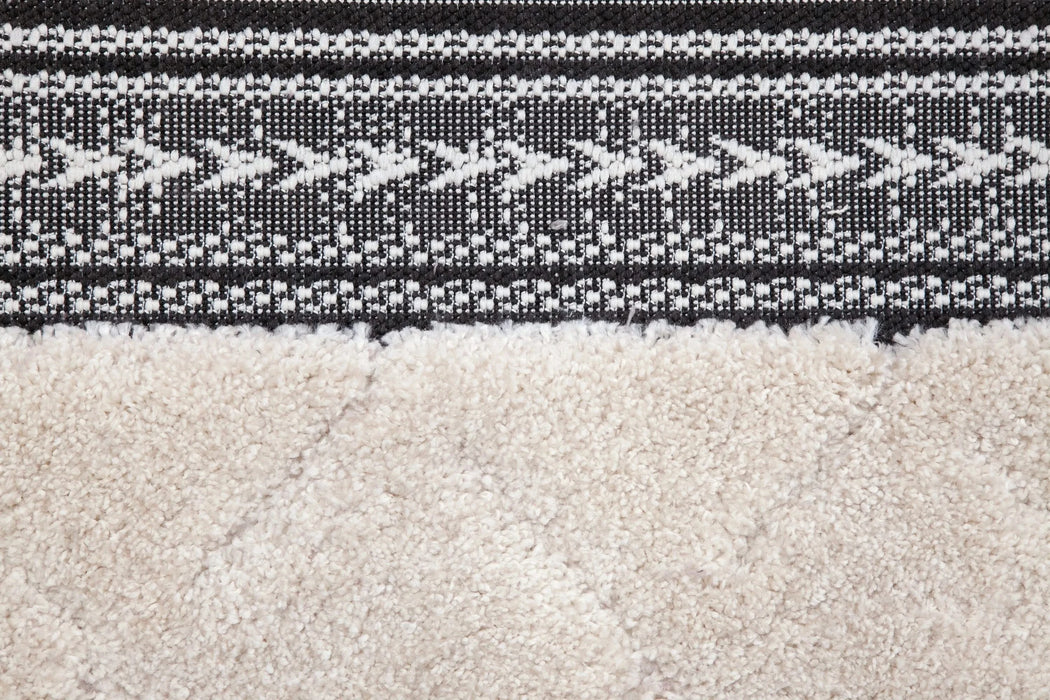 Denali Bijou Cream Polypropylene Tufted Area Rug 8x10 Default -DTYStore