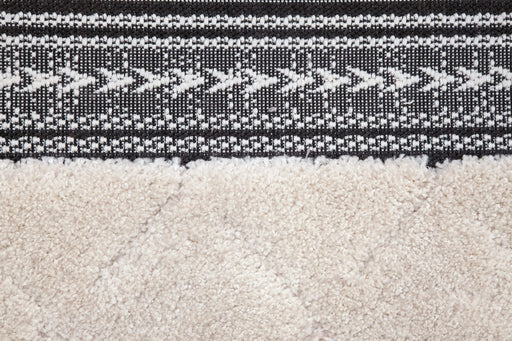 Denali Bijou Cream Polypropylene Tufted Area Rug 8x10 Default -DTYStore