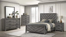 Denver Modern Style 5 Pc Full Bedroom Set Made with Wood in Gray (NJ IVENTORY) Default -DTYStore