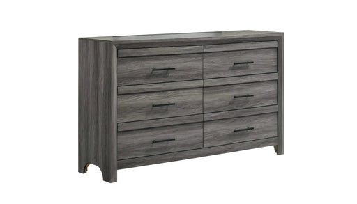 Denver Modern Style 5 Pc King Bedroom Set Made with Wood in Gray Default -DTYStore