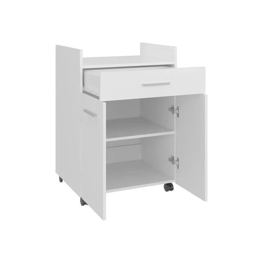 Derry Coffee Cart, Living Room, White Default -DTYStore