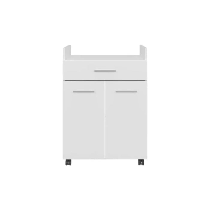 Derry Coffee Cart, Living Room, White Default -DTYStore