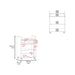 Derry Coffee Cart, Living Room, White Default -DTYStore