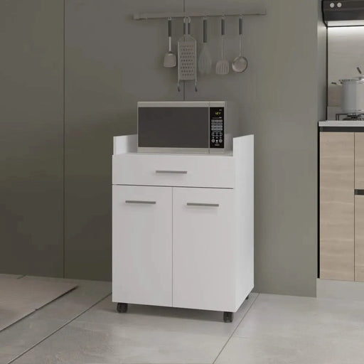 Derry Coffee Cart, Living Room, White Default -DTYStore