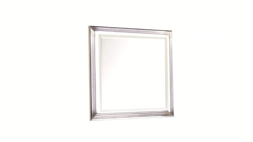 Desire Queen 5-Piece Bedroom Set – LED Upholstered Bed with Footboard Storage, Dresser, Mirror, Nightstand, and Chest in White & Marble Finish with Metallic Accents(CA INVENTORY) Default -DTYStore