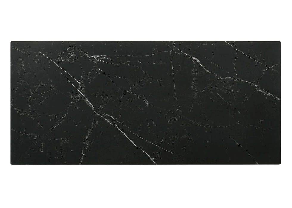 Destin Ceramic & Walnut Finish Dining Table Default -DTYStore