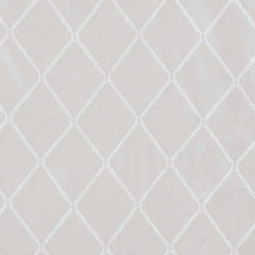 Diamond Sheer Embroidered Window Scarf Default -DTYStore