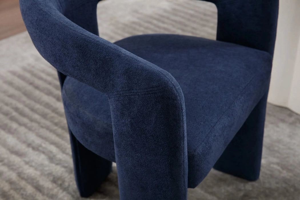 Dining Chair Set of 2 blue Default -DTYStore