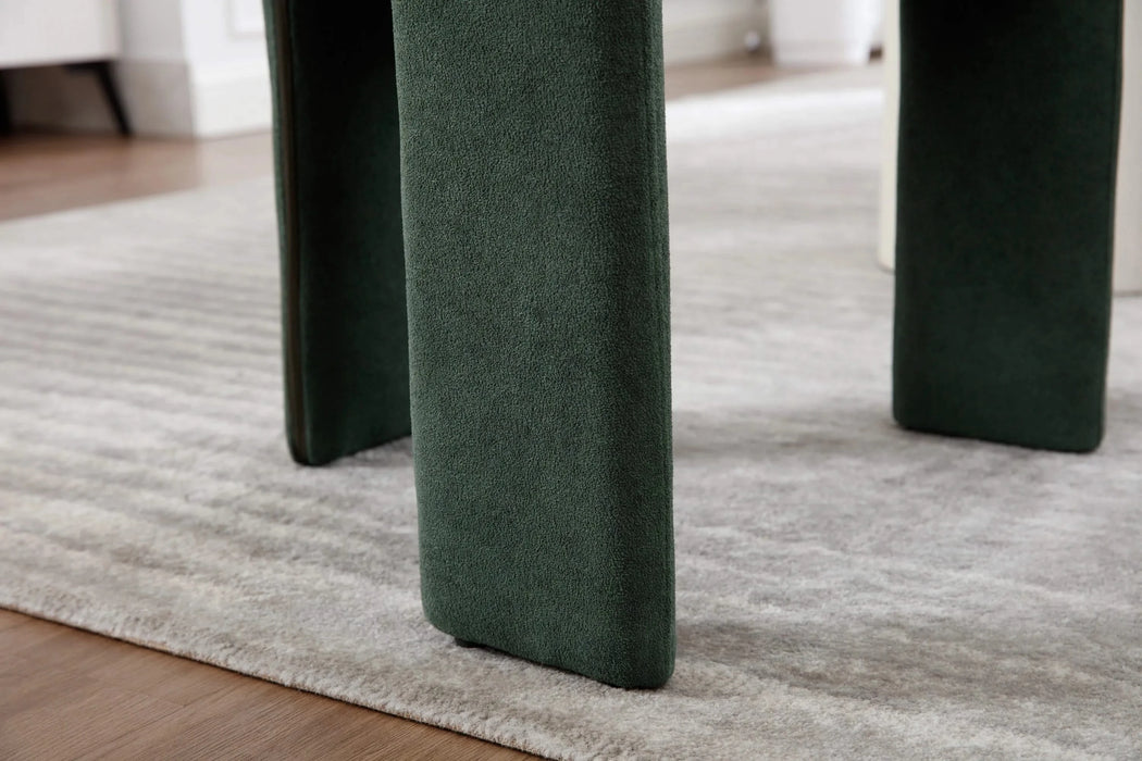 Dining Chair Set of 2 green Default -DTYStore