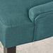 Dining Chair Set of 2 with Upholstered Diamond Tufting and Espresso Birch Legs, Teal Default -DTYStore