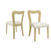 Dining Chair Without Arm(light ash+beige) Set of 2 Default -DTYStore