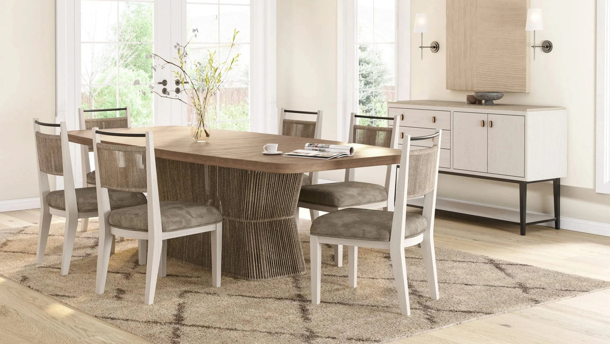 Dining Table - Toffe with Rope Base Default -DTYStore
