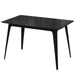 Dining Table Solid Wood Legs, Black Default -DTYStore