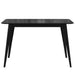 Dining Table Solid Wood Legs, Black Default -DTYStore