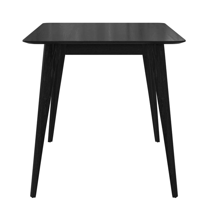 Dining Table Solid Wood Legs, Black Default -DTYStore