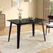 Dining Table Solid Wood Legs, Black Default -DTYStore