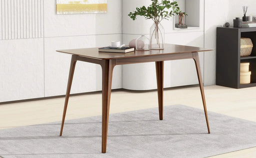 Dining Table Solid Wood Legs, Walnut (same sku: N759S888001T ) Default -DTYStore