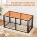 Dog Crate 47.2' Dog Kennel for Small Medium Dogs, Puppy Dog Playpen with Top, Pet Cage, Indoor, Black.47.2'L x 22'W x 24'H. Default -DTYStore