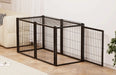Dog Crate 47.2' Dog Kennel for Small Medium Dogs, Puppy Dog Playpen with Top, Pet Cage, Indoor, Black.47.2'L x 22'W x 24'H. Default -DTYStore