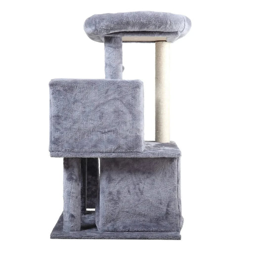 Double-layer cat Tree with cat house and ladder Default -DTYStore