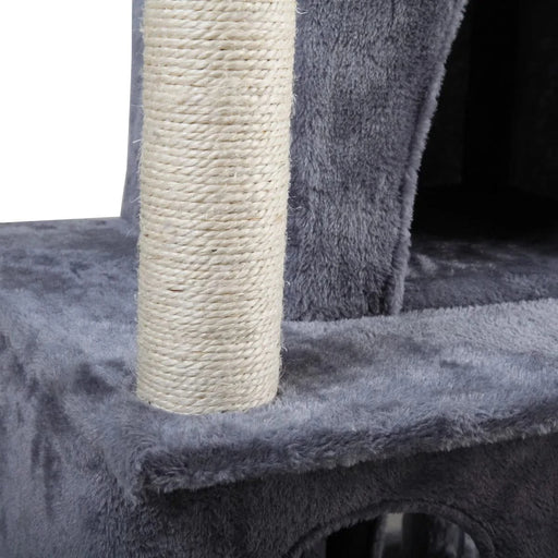 Double-layer cat Tree with cat house and ladder Default -DTYStore