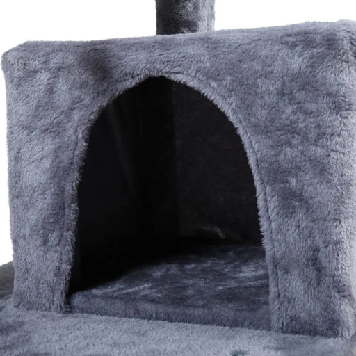 Double-layer cat Tree with cat house and ladder Default -DTYStore