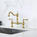 Double Handle Widespread Kitchen Faucet with Traditional Handles Default -DTYStore