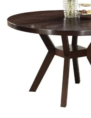 Drake Espresso Finish Dining Table Default -DTYStore