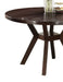 Drake Espresso Finish Dining Table Default -DTYStore