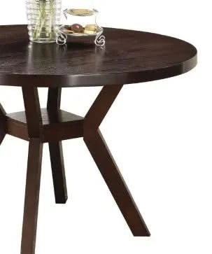 Drake Espresso Finish Dining Table Default -DTYStore