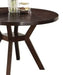 Drake Espresso Finish Dining Table Default -DTYStore