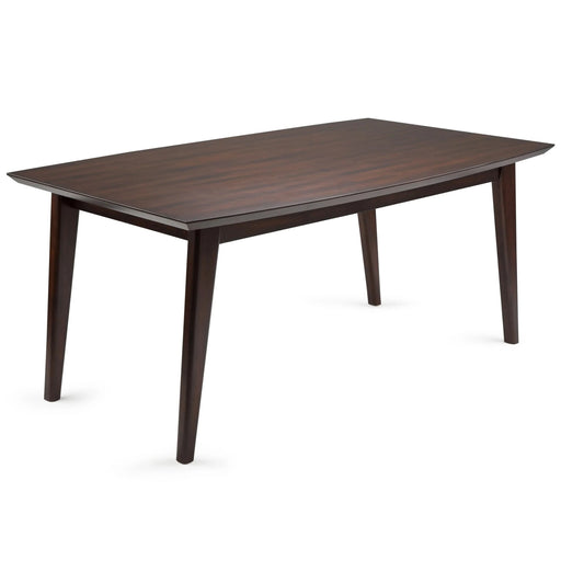 Draper Dining Table in Java Brown Default -DTYStore