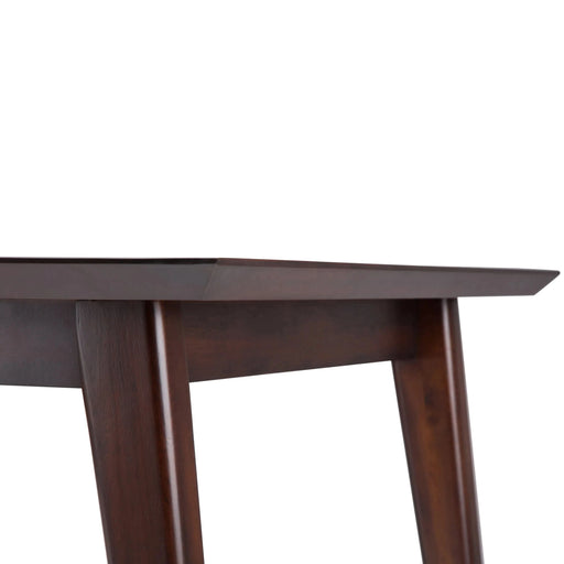 Draper Dining Table in Java Brown Default -DTYStore